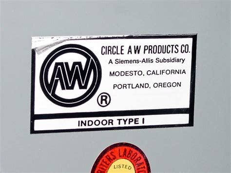 Circle A W Products Co. Indoor Type 1 Industrial 